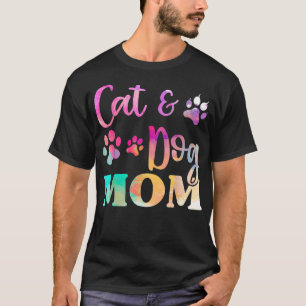 Pet Cat Dog mam Shirt voor vrouwen, moederdag T-Sh