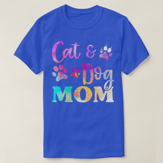 Pet Cat Dog mama voor vrouwen, Moederdag T-shirt (Design voorkant)