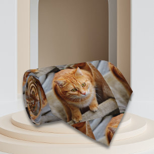 Pet Cat Dog Photo Personaliseer aangepaste foto Stropdas