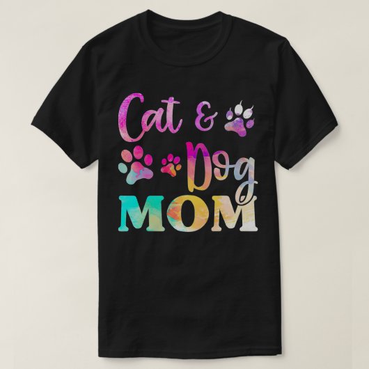 Pet Cat Dog Shirt voor vrouwen, Moederdag (Design voorkant)