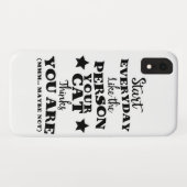 Pet Cat Funny Quote Case-Mate iPhone Case (Achterkant (horizontaal))