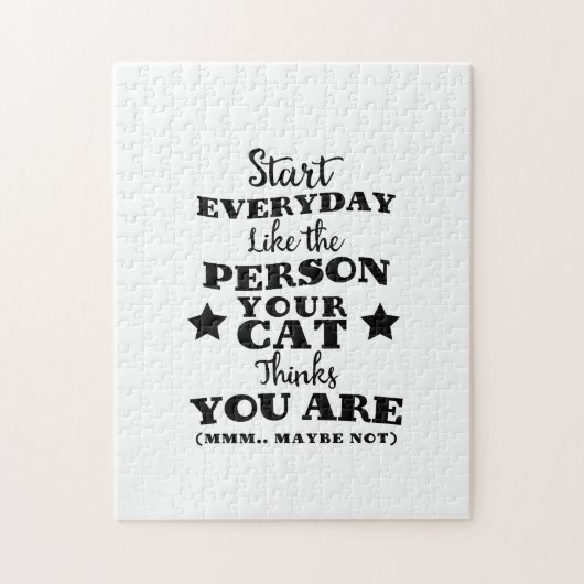 Pet Cat Funny Quote Legpuzzel (Verticaal)