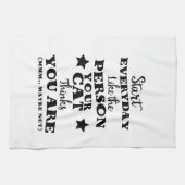 Pet Cat Funny Quote Theedoek (Horizontaal)