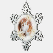 Pet Cat Kerst Wit Ornament (Rechts)