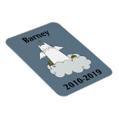 Pet cat memorial magnet magneet (Rechterzijde)