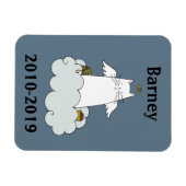 Pet cat memorial magnet magneet (Horizontaal)