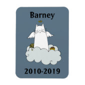 Pet cat memorial magnet magneet (Verticaal)