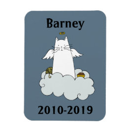 Pet cat memorial magnet magneet