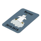 Pet cat memorial magnet magneet (Linkerzijde)