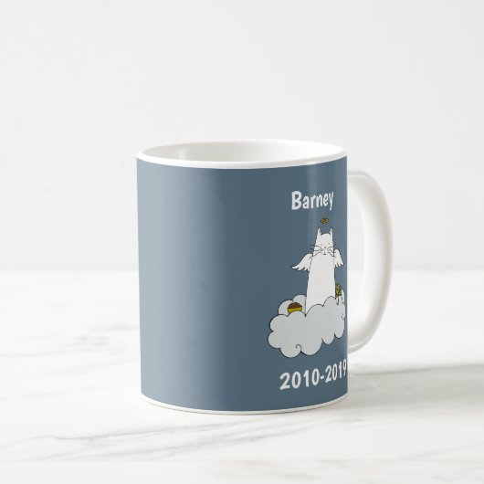 Pet Cat Memorial Mok (Voorkant rechts)