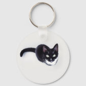 Pet Cat Two Photo Sleutelhanger (Voorkant)