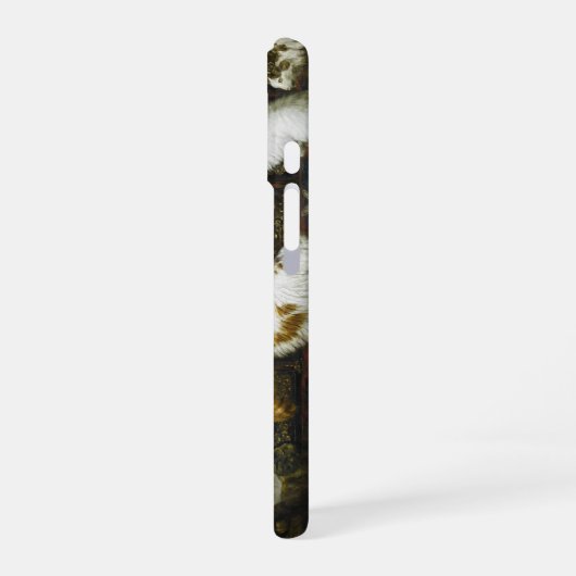 Pet Cats Kittens  Animal Art Monogramed iPhone 16 Hoesje (Linkerkant)