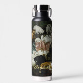 Pet Cats Kittens  Animal Art Monogramed Waterfles (Voorkant)