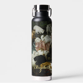 Pet Cats Kittens  Animal Art Monogramed Waterfles