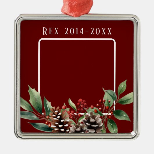 Pet Christmas Memorial Ornament (Voorkant)