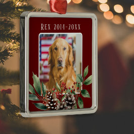 Pet Christmas Memorial Ornament