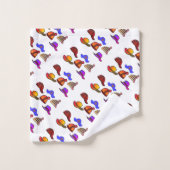 Pet Collectie Kinder Wit Bad Handdoek (Wasdoekje)