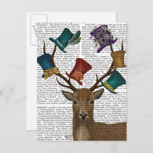 Pet Collector Deer Briefkaart (Voorkant / Achterkant)