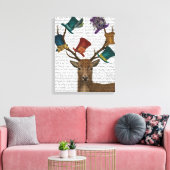 Pet Collector Deer Canvas Afdruk (Insitu (Woonkamer))