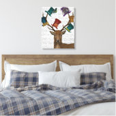 Pet Collector Deer Canvas Afdruk (Insitu (Slaapkamer))