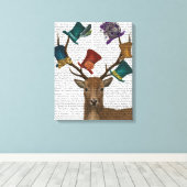 Pet Collector Deer Canvas Afdruk (Insitu (Houten vloer))