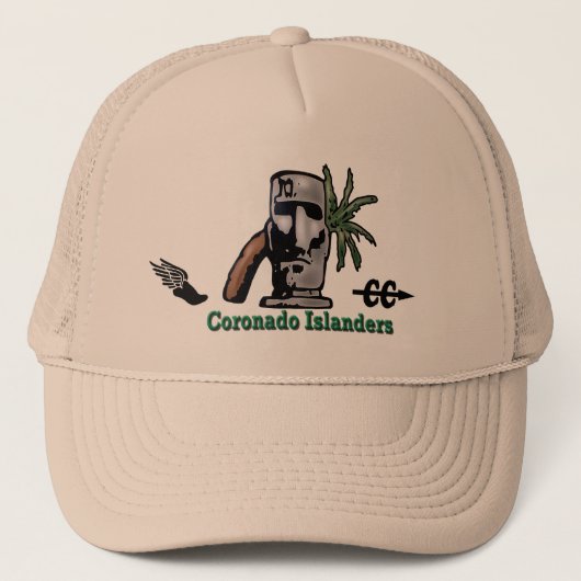 Pet Coronado Islanders-logo's (Voorkant)