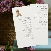 Pet Cream Wedding Programma