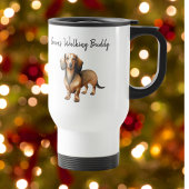 Pet Dachshund ''Gram's Walking Buddy'' Personalize Reisbeker
