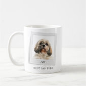 Pet Dad Birthday Lijst Personalized Dog Photo Koffiemok (Links)