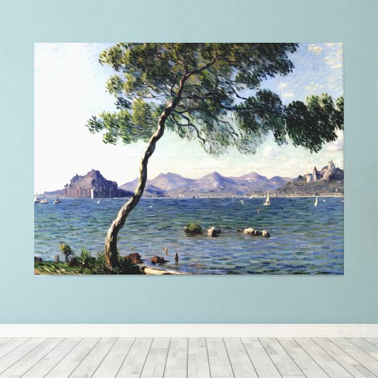 Pet d'Antibes Canvas Afdruk (Insitu (Houten vloer))