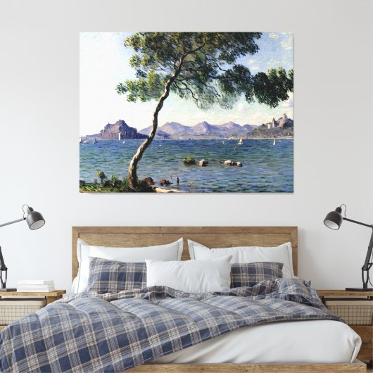 Pet d'Antibes Canvas Afdruk (Insitu (Slaapkamer))