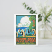 pet D'Antibes Grand Prix Racing Poster 1929 Briefkaart (Staand voorkant)