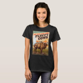 Pet de Fluffy Koe Bison niet in T-shirt (Voorkant volledig)
