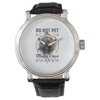 Pet de Fluffy Koe Bison Yellowstone Park niet in Horloge