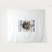 Pet de Fluffy Koe Bison Yellowstone Park niet in Wandkleed (Voorkant (horizontaal))