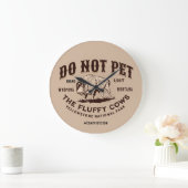 Pet de Fluffy Koe Yellowstone National 3 niet Grote Klok (Huis)