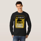 Pet de Fluffy Koeien Bison Buffalo Wildlife niet i T-shirt (Voorkant volledig)