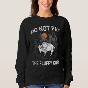 Pet de fluffy Koeien Bison Yellowstone Par niet Trui