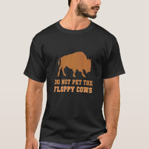 Pet de Fluffy Koeien Buffalo Design niet in T-shirt