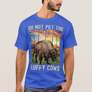 Pet de Fluffy Koeien niet T-shirt