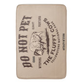 Pet de Fluffy Koeien Yellowstone Bison Funny niet Badmat (Voorkant Verticaal)