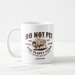 Pet de Fluffy Koeien Yellowstone Bison Funny niet Koffiemok