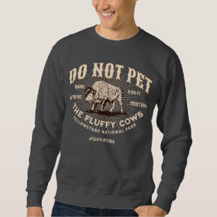 Pet de Fluffy Koeien Yellowstone Bison Funny niet Trui