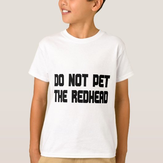 Pet de Redhead niet in T-shirt (Voorkant)