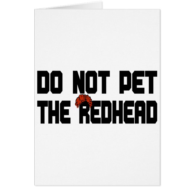 Pet de Roodkop niet in (w/ Wig) (Voorkant)
