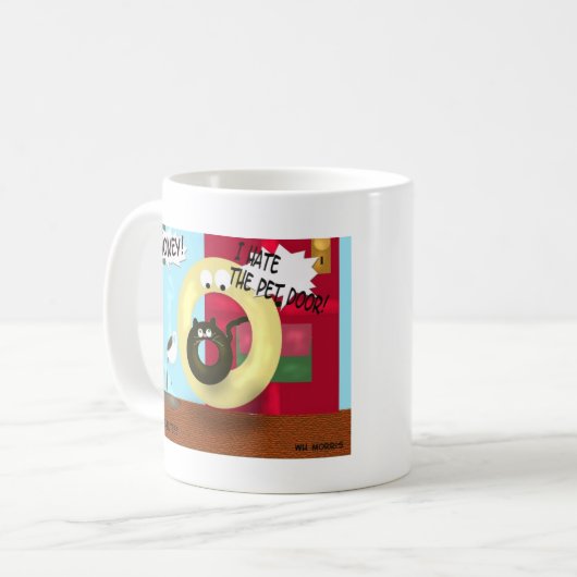 Pet Deuren Mishap. Koffiemok (Voorkant links)