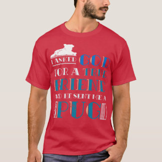 Pet Dierenvriend Gift Dog Friend Pug T-shirt