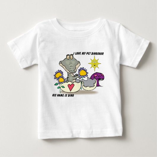 PET DINOSAUR TODDLER'S FINE JERSEY T-SHIRT (Voorkant)
