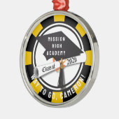 Pet Diploma Klasse van 2026 Afstuderen Metalen Ornament (Links)