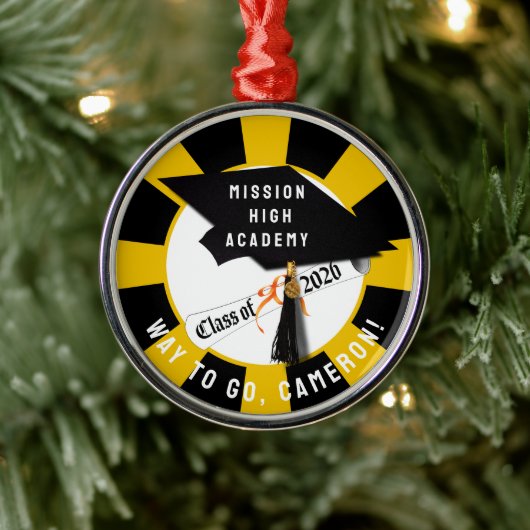 Pet Diploma Klasse van 2026 Afstuderen Metalen Ornament (Boom)